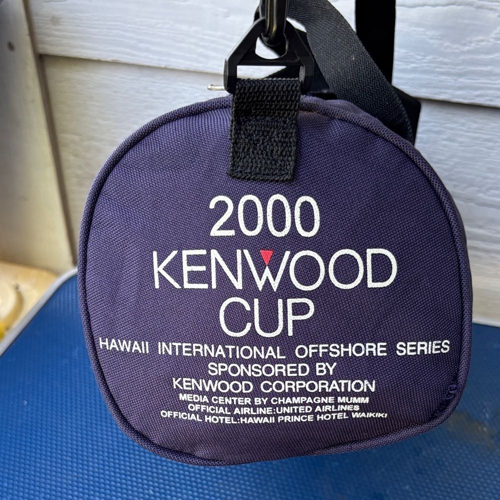Vintage 2000 Kenwood Cup Sailing Regatta Navy Duffel Bag - Picture 4 of 7